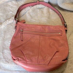 Pink coach purse